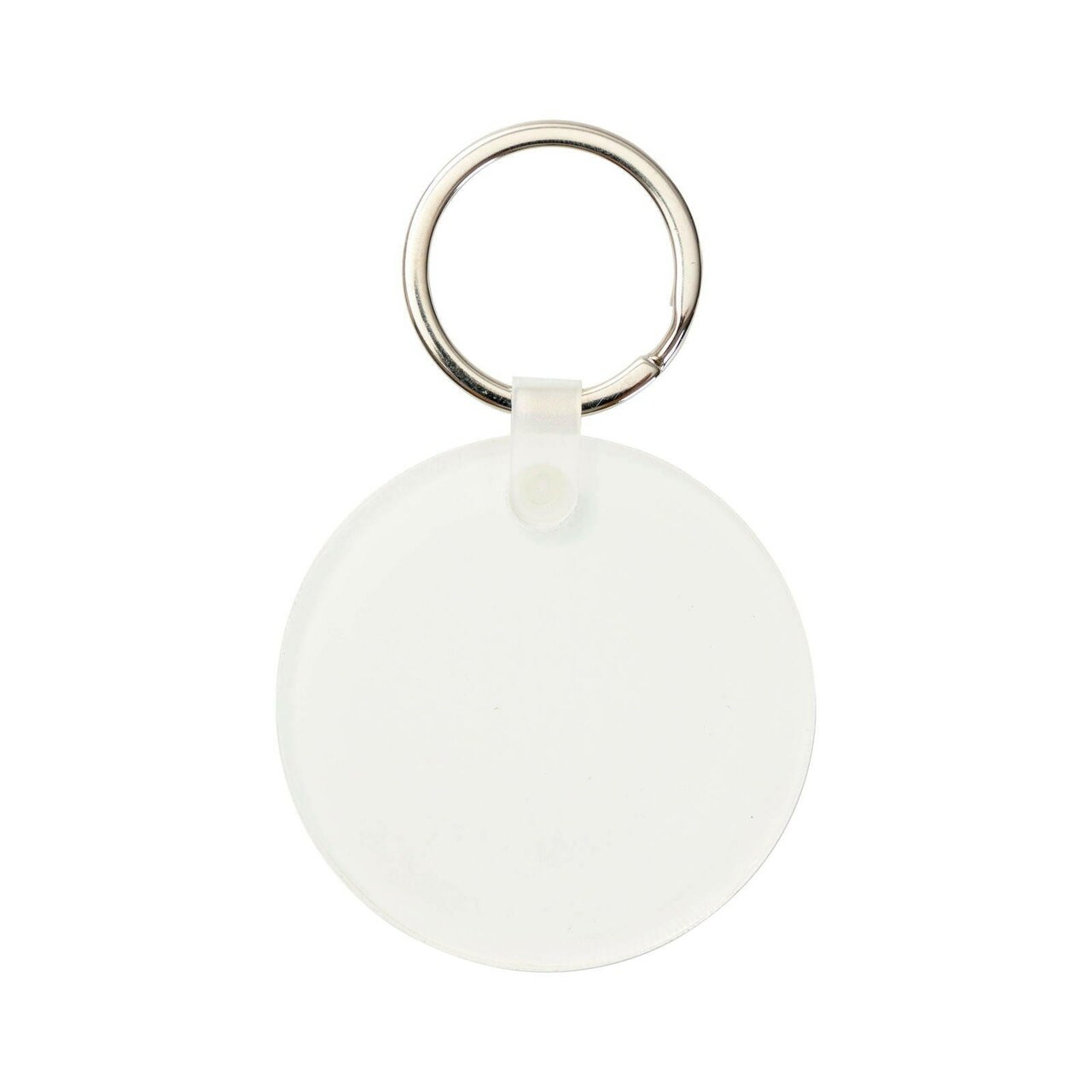 Craft Express 4-Pack Acrylic Round Keyrings, Sublimation & UV DTF Blanks